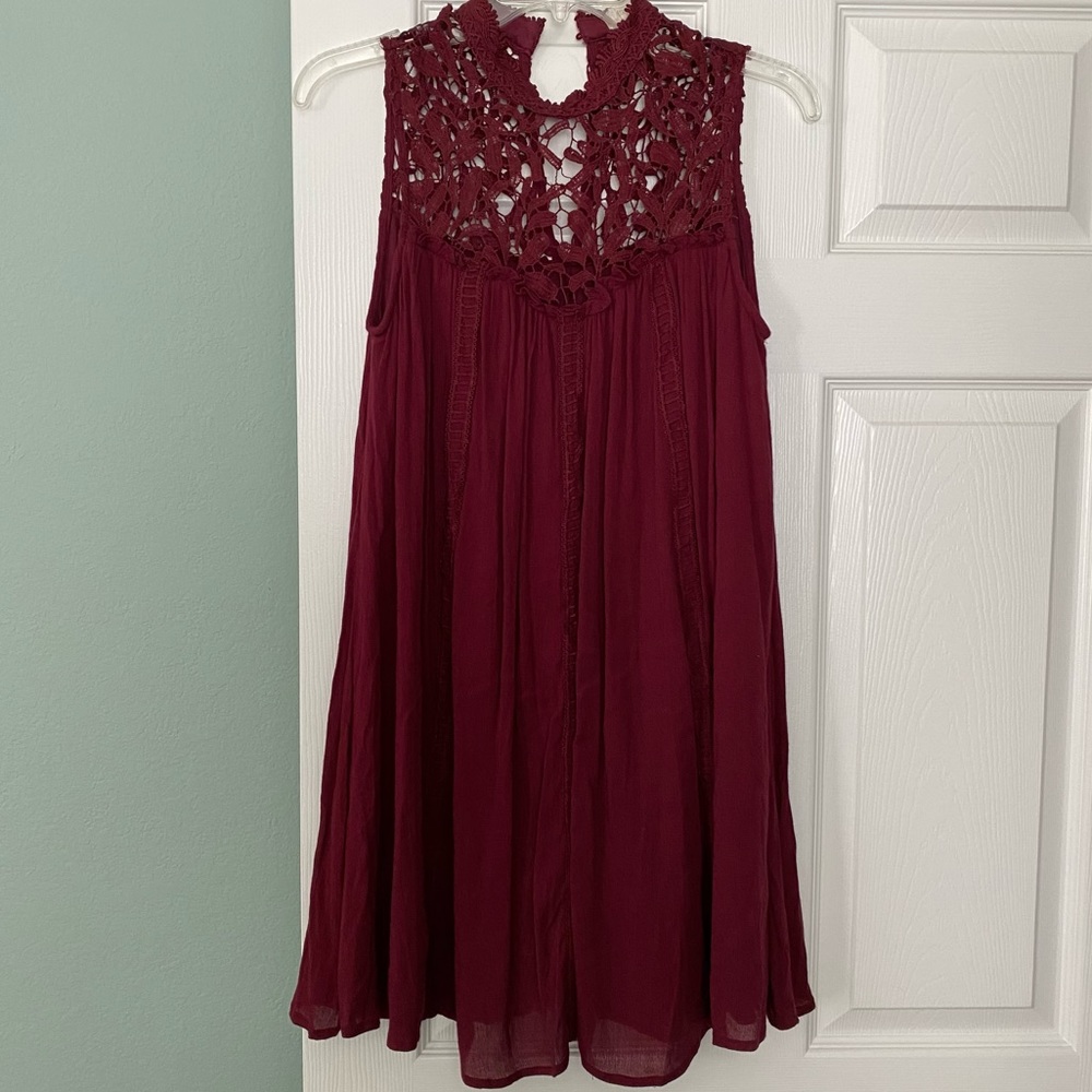 Altar’d State Maroon shift dress
